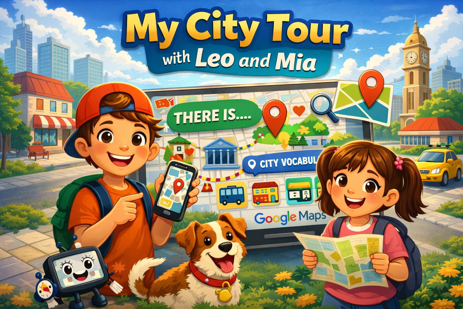 My city tour with Leo and Mia